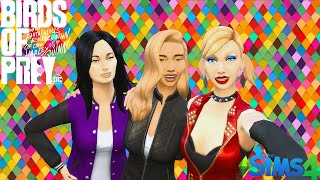 My Boyfriend Creates The BIRDS OF PREY |Sims 4 CAS