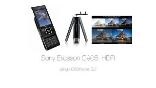 Sony Ericsson C905: Taking HDR bracketed photos using HDRShooter