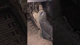 Girl pedal pumping in boots and tights