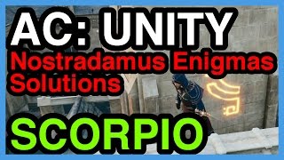 Scorpio Nostradamus Enigma Solution - Assassin's Creed Unity | WikiGameGuides
