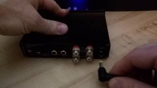 SMSL Q5 Pro being plugged in