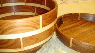 Подарок другу/точёная ваза из дерева черешня, клен/ваза из дерева/сегментное точение