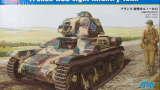 French R35 Light Infantry Tank Hobby Boss  1:35 Kit review