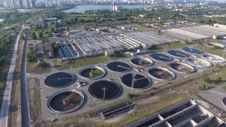 Бортническая станция аэрации: аэросъемка (Altis Holding - Київводоканал)