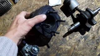 Au ajuns piesele la motosapa (cilindru piston si rulmenti)