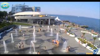 Веб-камера онлайн Фонтаны перед дельфинарием НЕМО, Одесса - Camera.HomeTab.info