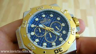 Invicta 23101 23099 Akula Japan Movement Chronograph 300m