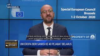 Ini Sanksi Dari Uni Eropa untuk 40 Pejabat Belarus
