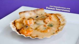 Receita de Vieiras Gratinadas