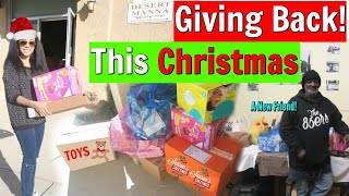 A DOLLAR TREE CHRISTMAS! DELIVERING CARE PACKAGES AND TOYS!