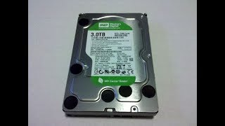 Ремонт жесткого диска Western Digital Green WD 3000Gb после перепада питания. Не раскручивается
