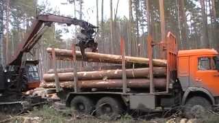 timber truck камаз лесовоз сортиментовоз logging truck