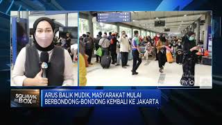 Arus Balik, Masyarakat Mulai Padati Stasiun Senen