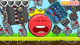 Красный Шар - мод на 1000 квадратов на уровне ! Взлом игры Red Ball 4 mod 100 square шарик от Спуди