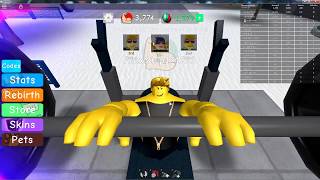 супер качки в игре СИМУЛЯТОР КАЧКА 3 #мультики #длядетей #roblox