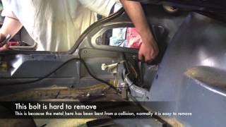 Peugeot 406 Rear Bumper Removal