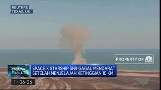 Roket SpaceX Meledak Saat Mendarat