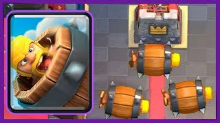 Clash Royale - UN DECK AVEC LE FÛT À BARBARES QUI DÉBOITE !!