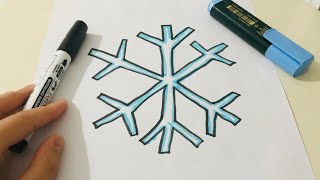 KAR TANESİ ÇİZİMİ❄️