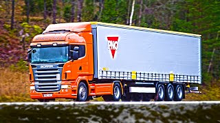 НОЧНЫЕ ГОНКИ НА ГРУЗОВИКАХ - Euro Truck Simulator 2 (ETS 2)