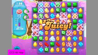 Candy Crush Soda Saga Level 487 Bubble Rush!