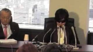 X JAPAN・TOSHI、脱会・離婚・自己破産会見(1)