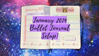 January 2019 Cozy/Hygge BuJo Theme // Bullet Journal Plan With Me #17