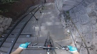 VTT DH | URBAN DH - TERRAIN DE LA TOUR - CRASH