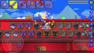 Terraria Mobile - ALL ITEMS MAP!