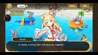 [Girls x Battle | Ninja Girls] First Solo Attempt at Beach Brawl Sorcery War