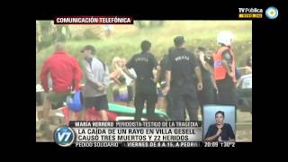 Visión 7: Tres muertos al caer un rayo en Villa Gesell (1 de 7)