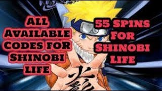 Roblox Shinobi Life 2018!!! free spin codes! #55spins