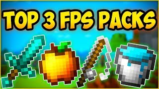 Minecraft: Top 3 Default FPS TEXTURE PACKS! NO LAG 1.7/1.8/1.9/1.14 MC Resource Pack