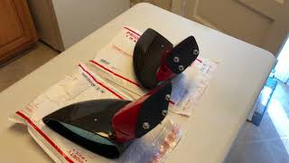 Civic Si Carbon Mirror Update. Wrong Mirrors!