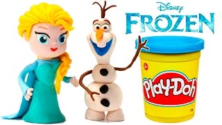 FROZEN STOP MOTION Play Doh Animated Video & "Let It Go" Song ★ Frozen Toy Videos
