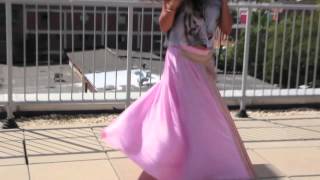 Lavender Silk Skirt