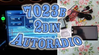 REVIEW 7023b 7inch touchscreen China radio [DUTCH/NL]