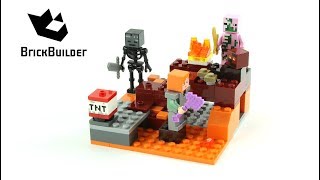 LEGO MINECRAFT 21139 The Nether Fight - Speed Build for Collecrors - Collection 57 sets