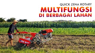 TRAKTOR TANGAN QUICK ZENA ROTARY Multifungsi di Berbagai Lahan