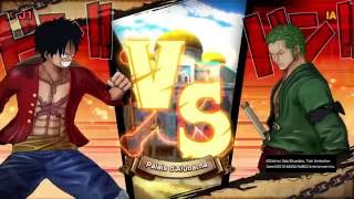 Luffy Vs Zoro ONE PIECE BURNING BLOOD