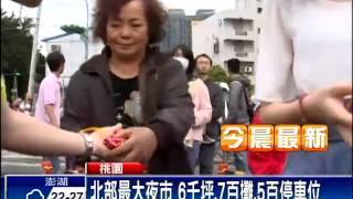 6千坪700攤 北台灣最大夜市開幕－民視新聞