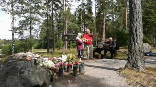 Frösö brudmarsch, minneslunden, Strängnäs