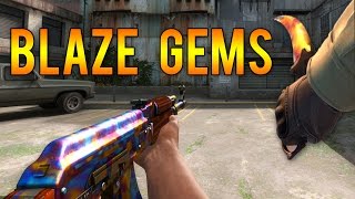 CS GO - BLAZE Case Hardened Skins!