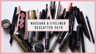 Mascara and Eyeliner Declutter 2019