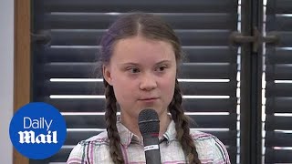 16-year-old Greta Thurnberg talks to MPs about climate ptrotests