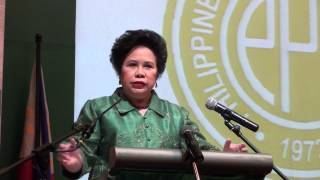 Speech - "Medical Leadership" and "Political Leadership after PDAF and DAP"