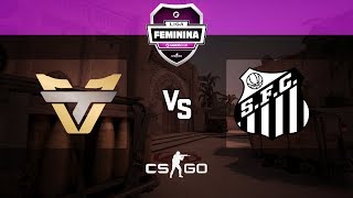 Liga Feminina Gamers Club (Semifinal) - Team oNe RED vs Santos e-Sports (M1 Mirage)
