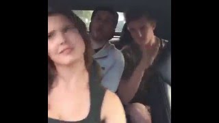 Hot Girl fart in Car - Most funny