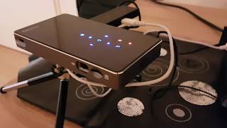 DLP Excelvan mini P8i Projector Test in 160CM