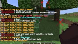 Minecraft Naruto Jutsus: Uchiha Clan!